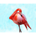 Flamingo Watercolor Wall Art Print
